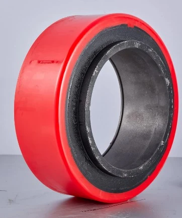 Cast Iron Polyurethane Red Wheels